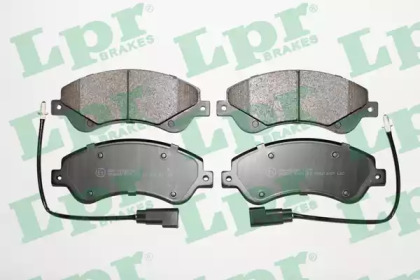 Комплект гальмівних колодок с 4 шт. дисків LPR 05P1259