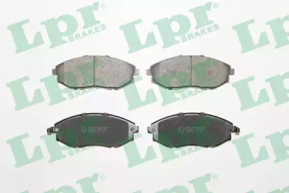 Комплект гальмівних колодок з 4 шт. дисків LPR 05P1321