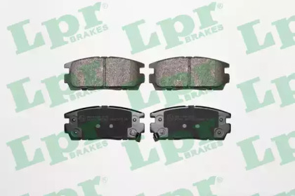 Комплект гальмівних колодок з 4 шт. дисків LPR 05P1323