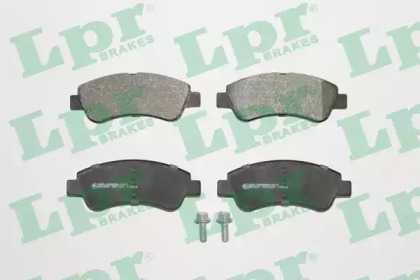 Комплект гальмівних колодок с 4 шт. дисків LPR 05P1327