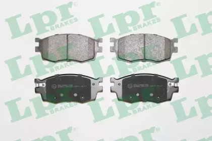 Комплект гальмівних колодок с 4 шт. дисків LPR 05P1345