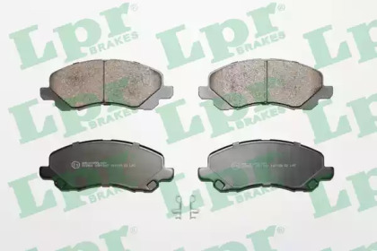 Комплект гальмівних колодок з 4 шт. дисків LPR 05P1347