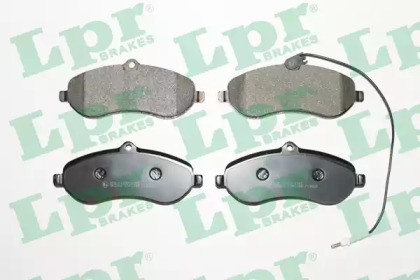 Комплект гальмівних колодок с 4 шт. дисків LPR 05P1348