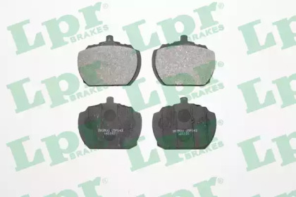 Комплект гальмівних колодок с 4 шт. дисків LPR 05P143