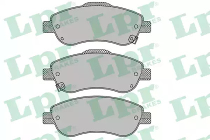 Комплект гальмівних колодок с 4 шт. дисків LPR 05P1456
