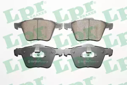 Комплект гальмівних колодок с 4 шт. дисків LPR 05P1507