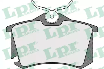 Комплект гальмівних колодок с 4 шт. дисків LPR 05P1508