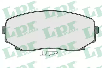 Комплект гальмівних колодок с 4 шт. дисків LPR 05P1573