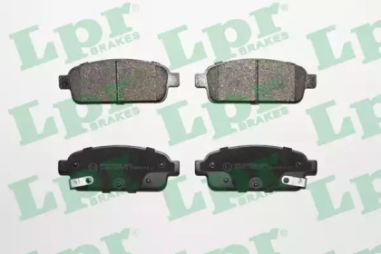 Комплект гальмівних колодок с 4 шт. дисків LPR 05P1575