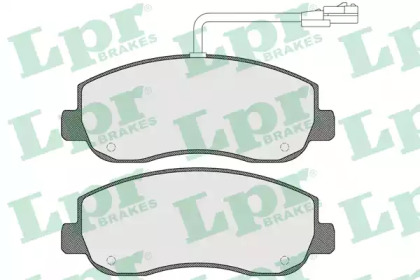 Комплект гальмівних колодок с 4 шт. дисків LPR 05P1579
