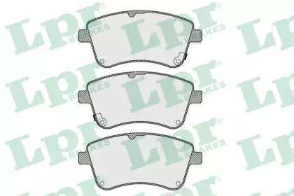 Комплект гальмівних колодок с 4 шт. дисків LPR 05P1623