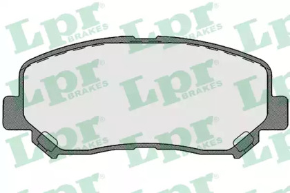 Комплект гальмівних колодок с 4 шт. дисків LPR 05P1748