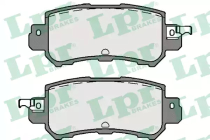 Комплект гальмівних колодок с 4 шт. дисків LPR 05P1756