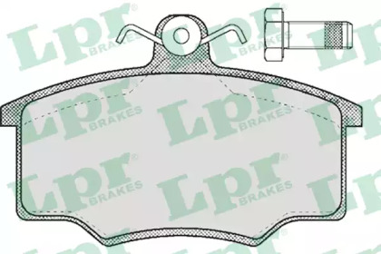 Комплект гальмівних колодок с 4 шт. дисків LPR 05P188