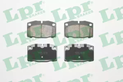 Комплект гальмівних колодок з 4 шт. дисків LPR 05P190