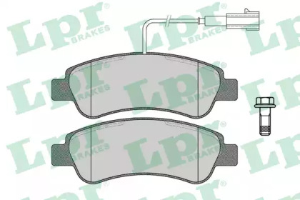 Комплект гальмівних колодок с 4 шт. дисків LPR 05P1902