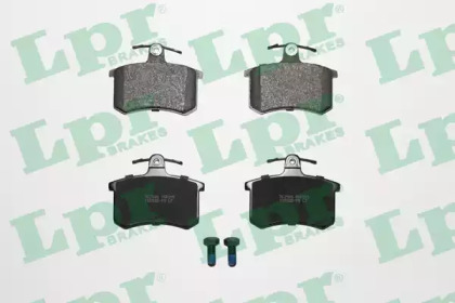 Комплект гальмівних колодок з 4 шт. дисків LPR 05P215