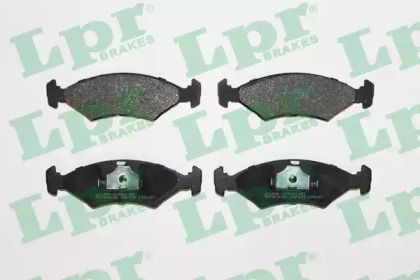 Комплект гальмівних колодок з 4 шт. дисків LPR 05P233