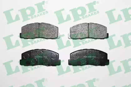 Комплект гальмівних колодок з 4 шт. дисків LPR 05P260