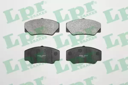 Комплект гальмівних колодок с 4 шт. дисків LPR 05P277