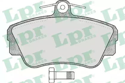 Комплект гальмівних колодок с 4 шт. дисків LPR 05P347