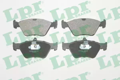 Комплект гальмівних колодок с 4 шт. дисків LPR 05P465