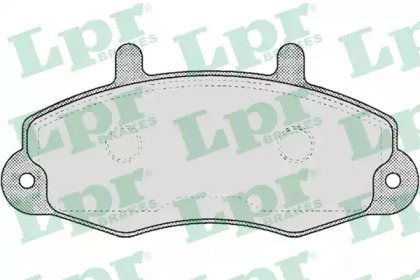 Комплект гальмівних колодок з 4 шт. дисків LPR 05P481