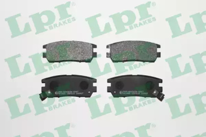 Комплект гальмівних колодок з 4 шт. дисків LPR 05P518