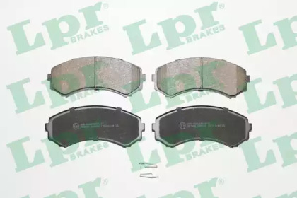 Комплект гальмівних колодок с 4 шт. дисків LPR 05P569