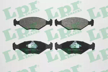Комплект гальмівних колодок з 4 шт. дисків LPR 05P632