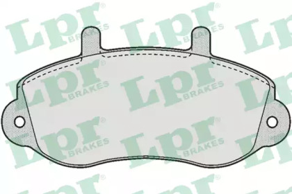 Комплект гальмівних колодок з 4 шт. дисків LPR 05P663