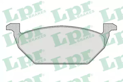 Комплект гальмівних колодок з 4 шт. дисків LPR 05P668