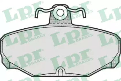 Комплект гальмівних колодок з 4 шт. дисків LPR 05P677