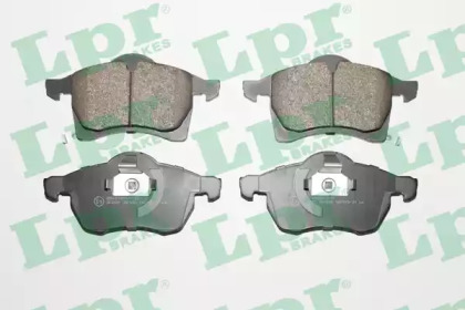 Комплект гальмівних колодок з 4 шт. дисків LPR 05P690