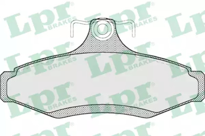 Комплект гальмівних колодок с 4 шт. дисків LPR 05P694