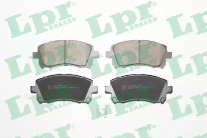 Комплект гальмівних колодок с 4 шт. дисків LPR 05P713