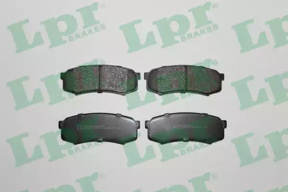 Комплект гальмівних колодок з 4 шт. дисків LPR 05P749