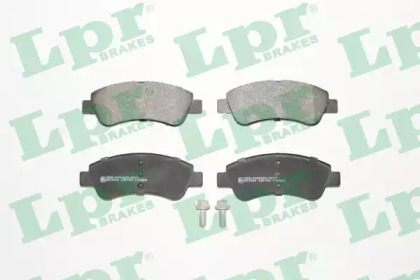 Комплект гальмівних колодок с 4 шт. дисків LPR 05P789
