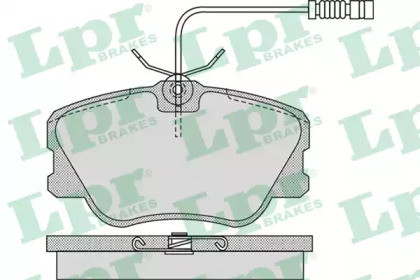 Комплект гальмівних колодок - дискові (РОЗПРОДАЖ) LPR 05P986