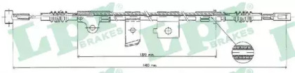Трос ручного гальма LPR C0496B