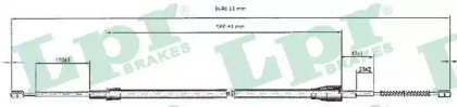 Трос LPR C0812B