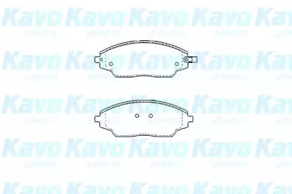Колодки гальмівні (передні) Chevrolet Aveo 1.2-1.6 11- (142x54) KAVO PARTS KBP-1021