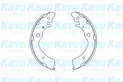 Колодки гальмівні (задні) Honda Civic VII 01-05/CR-V 95-06/HR-V 99- (барабанні) (220x36) KAVO PARTS KBS-2901