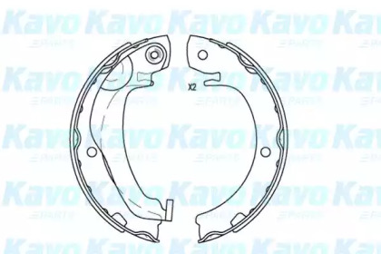 Колодки ручника Toyota Corolla 04-09 (180x32) KAVO PARTS KBS-9924