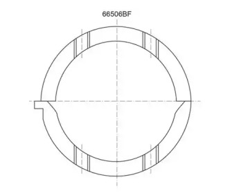 Півкільця наполегливі, комплект GLYCO A208/2 STD
