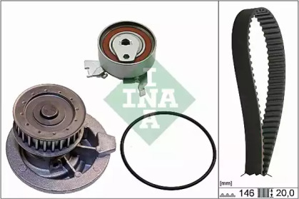 Комплект газорозподільчого механізму INA 530 0147 30