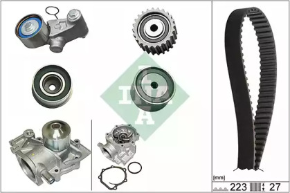 Комплект ГРМ + помпа Subaru Forester/Legacy/Outback 2.0/2.5 03- INA 530 0426 30