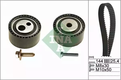 Комплект ГРМ Citroen Jumpy/Peugeot Expert 2.0HDI 00-06, (DW10ATED4) INA 530 0474 10