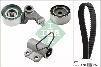 Комплект ГРМ Toyota Rav 4 II 2.0D 4WD, 01-05, 85kw (1CD-FTV) INA 530 0543 10