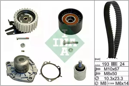 Комплект газорозподільчого механізму INA 530 0619 30